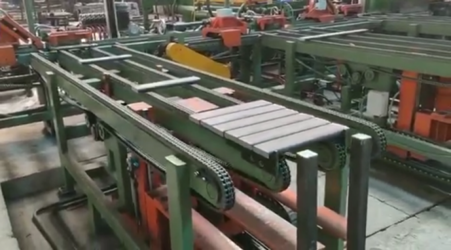 Automatic stacking after shearing